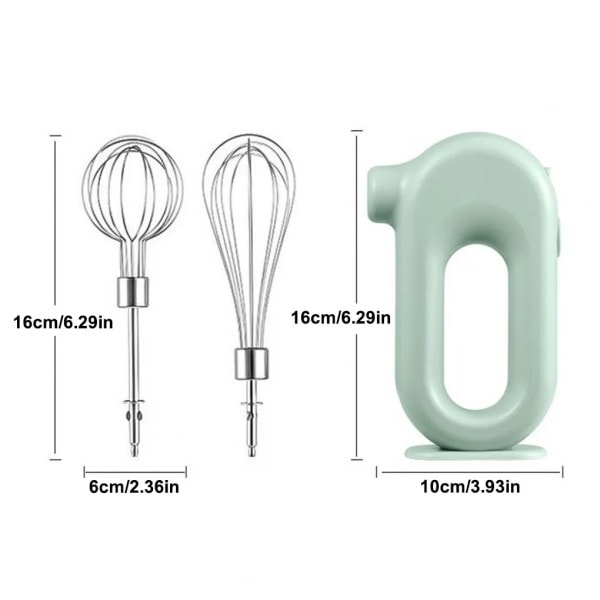 Trådløs håndholdt lading visp egg mikser for baking verktøy miljøvennlig høy hastighet håndholdt blender