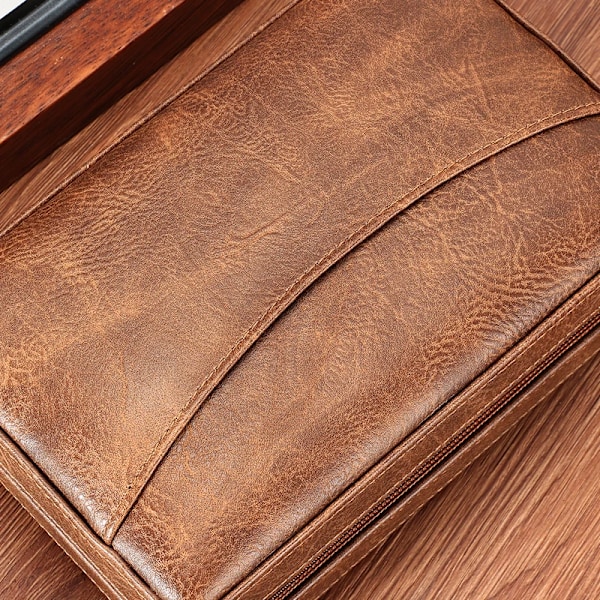 Cigarr Humidor Låda Rese läder cigarr fodral