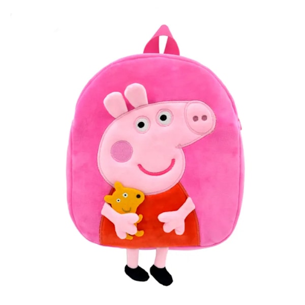 Peppa gris barn plysch ryggsäck George dagis ryggsäck tecknad axel väska