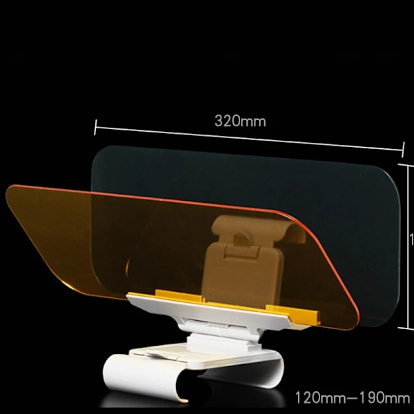 Bil Sol Visor HD Anti Solljus Bländande Goggle Dag Natt Vision Körning Spegel
