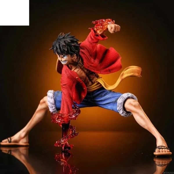 One Piece Luffy Figures Abe D. Luffy Battle Style Action Figures Anime Collection PVC Model Dukke Legetøj