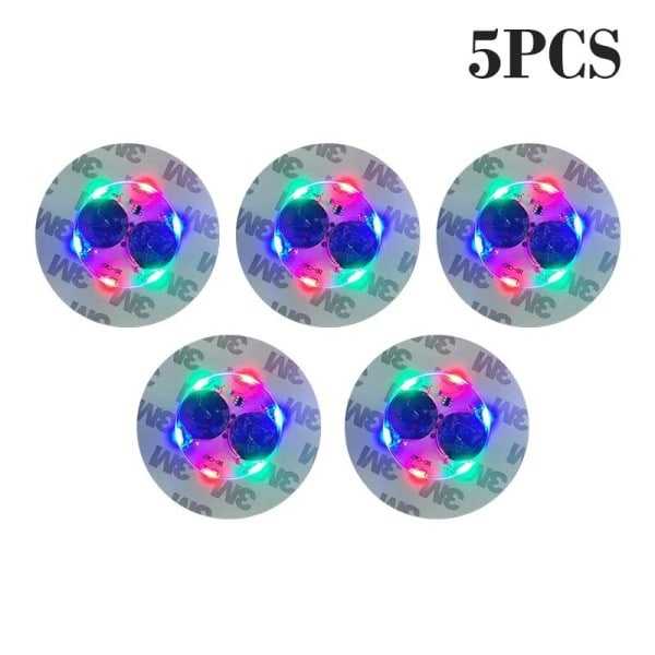 40 kpl LED lasin valo pullo tarrat valot 6cm lamput