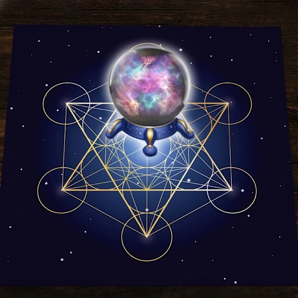 Spådom duk sklisikker matte tarot kort duk