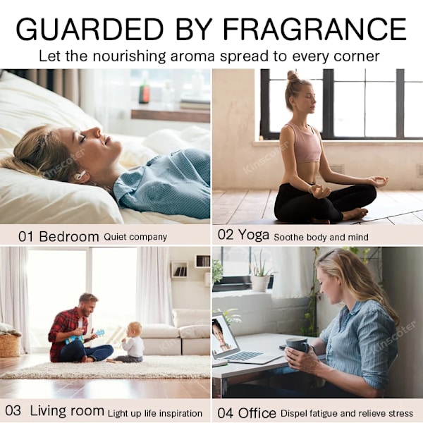 360ml Vulcanic Flame Aroma Olie Diffuser Jellyfish Smoke Ring Luft Fugter Ultralyd Forstøvning Sprayer