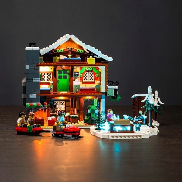 LED egnet til Alpine Lodge bygge blokke