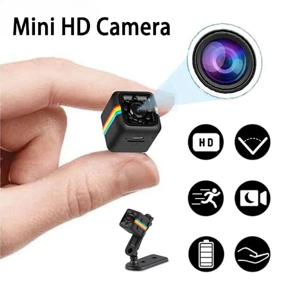 Mini HD Kamera 1080P 2MP Overvåking Kamera Sport Record Monitor Videokameraer