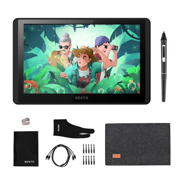 12HD-A H-IPS LCD Graphics Tegning Nettbrett Monitor
