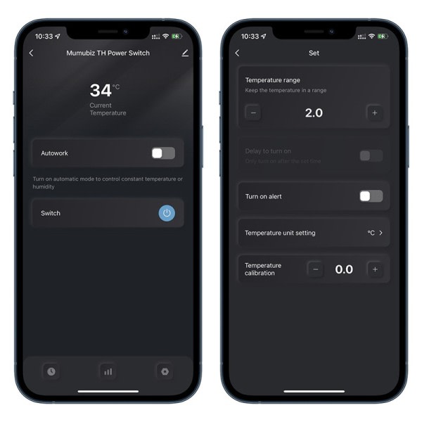 Tuya Smart  Temperatur Switch Energi Forbruk Overvåking Intelligent Termostat