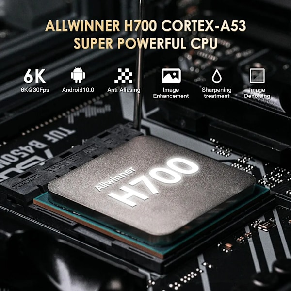 Älykäs projektori mini projektori 300 ANSI Lumen 10000L kannettava projektori WIFI ja Bluetooth yhteensopiva TV Stick kannettavalla