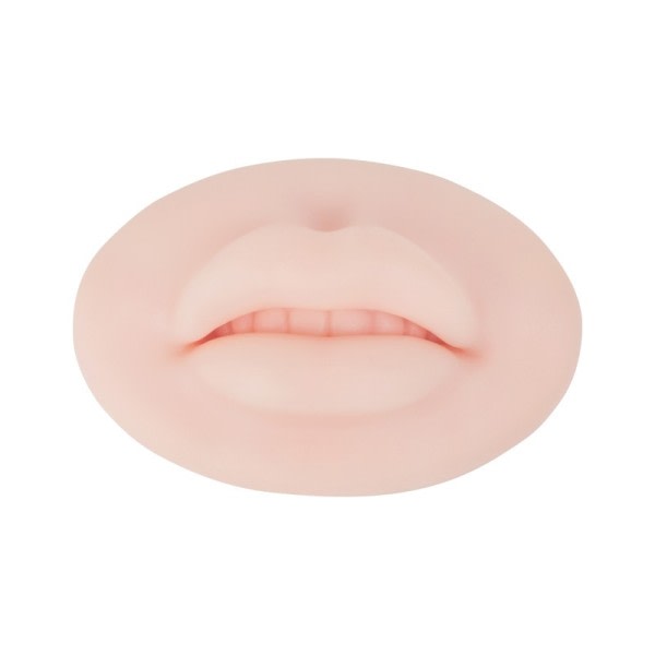 ett stykke Microblading Gjenbrukbar 5D Silicon Leppe Skin Practice European Solid For PMU Begynner