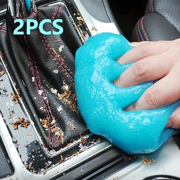 Återanvändbar Magic Air Outlet Damm Mjuk Mud 2 delar RV Super Clean Slime Dust Cleaner