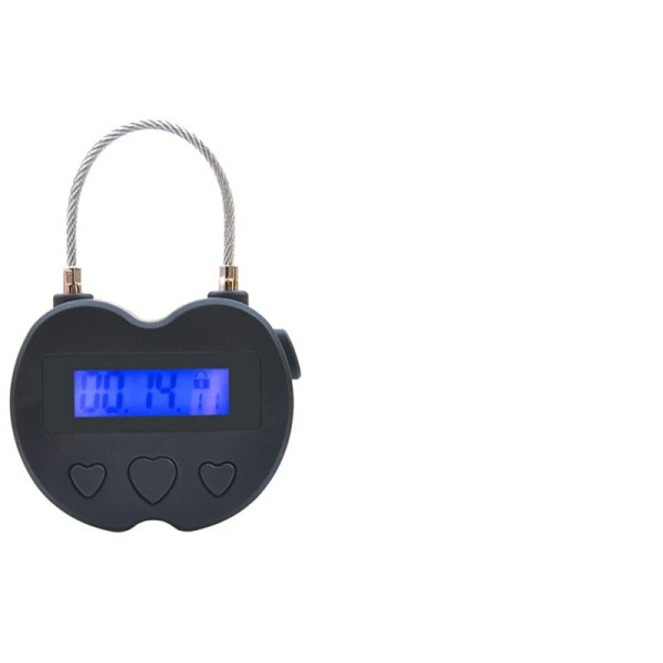 Smart Time Lock LCD näyttö aika lukko vedenpitävä USB ladattava väliaikainen ajastin