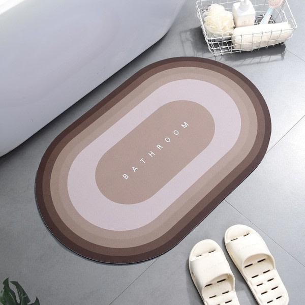 Super absorberende dusj badekar matte bad anti-skli teppe teppe enkelt kjøkken entré myk dør badekar side badekar matte