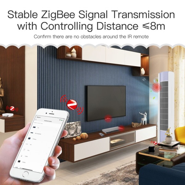 Smart IR Remote Control Universal Infrared Remote Controller for Smart Home fungerar med Alexa Google Home