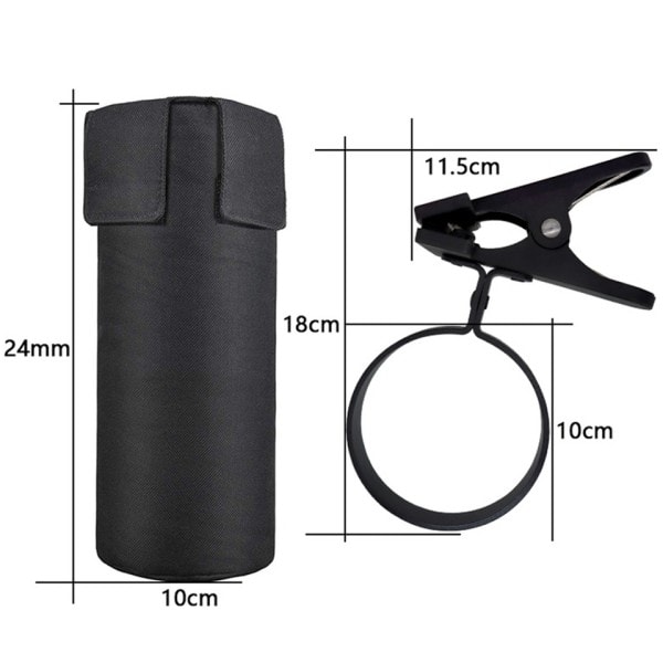 Holder Trommestik Taske 1stk Tilbehør Sort Trommestikker Holder Trommestikker Stativ