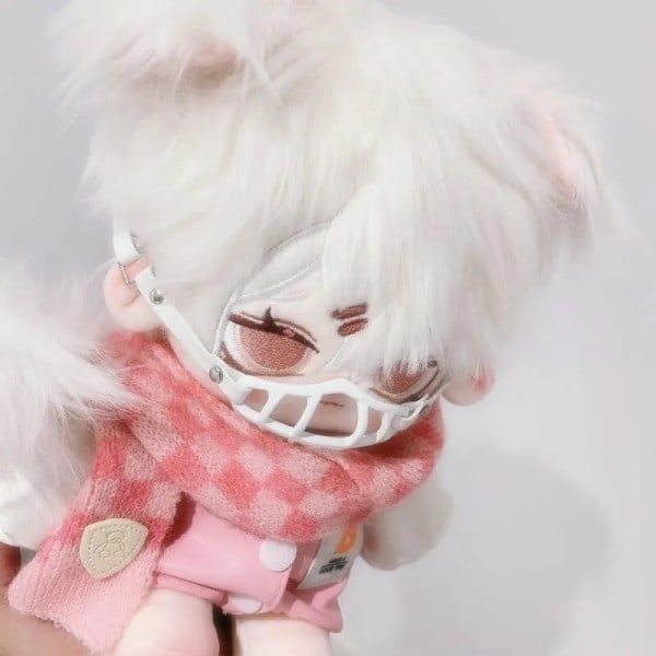 Monster Rosa Fersken Plushie Søt Plysj Dukke Fylt Kjole Up Cospslay Anime Leketøy Figur Jule gaver