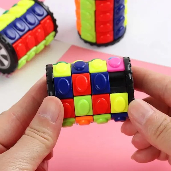 Cube Majs Shape 3D Magic Tower Utveckla Intelligens med Rubik's Cube Dekompression Toy