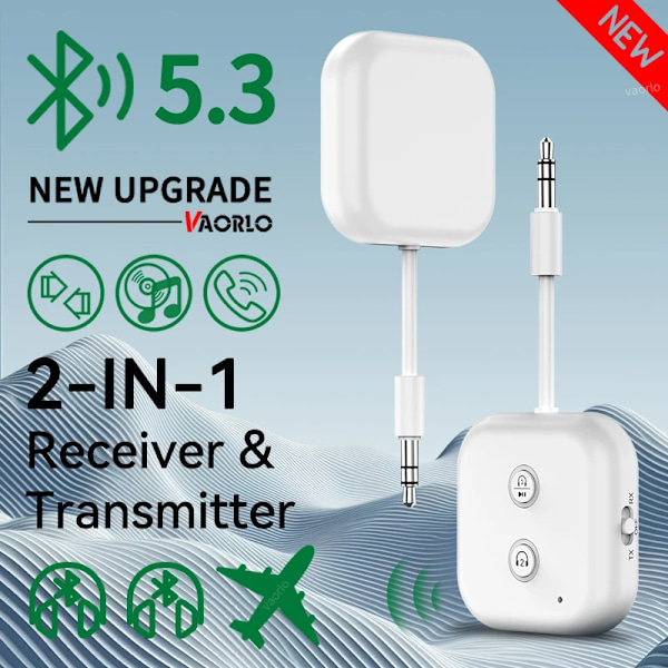 2 In 1 Dual Stream Bluetooth 5.3 Audio Sender Receiver