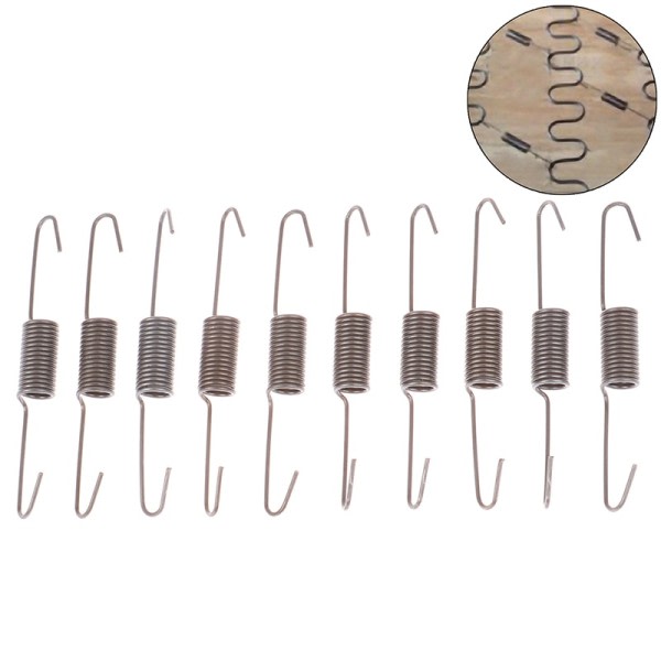 10 stk pakke 10cm sofa fjærer balanse krok sofa fjær kroker forlengelse fjærer