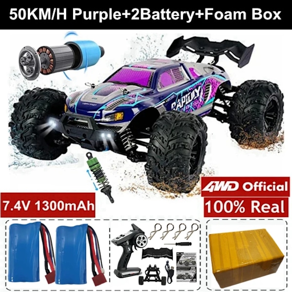 El Høj Speed Racing Fjernbetjening Kontrol Monster Lastbil
