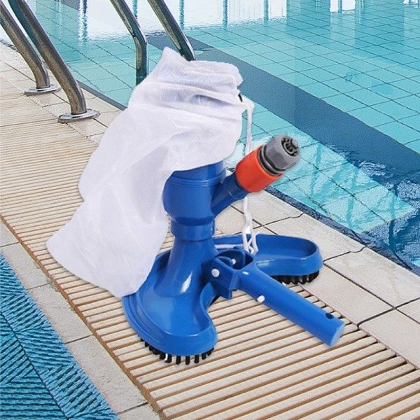 Simning pool dammsugare rengöring desinfektion verktyg sug huvud damm fontän spa dammsugare