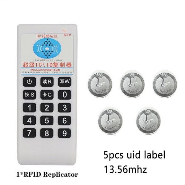 Håndholdt Frekvens 125Khz-13,56MHZ Kopimaskine Duplikator Kloner RFID NFC IC kort læser