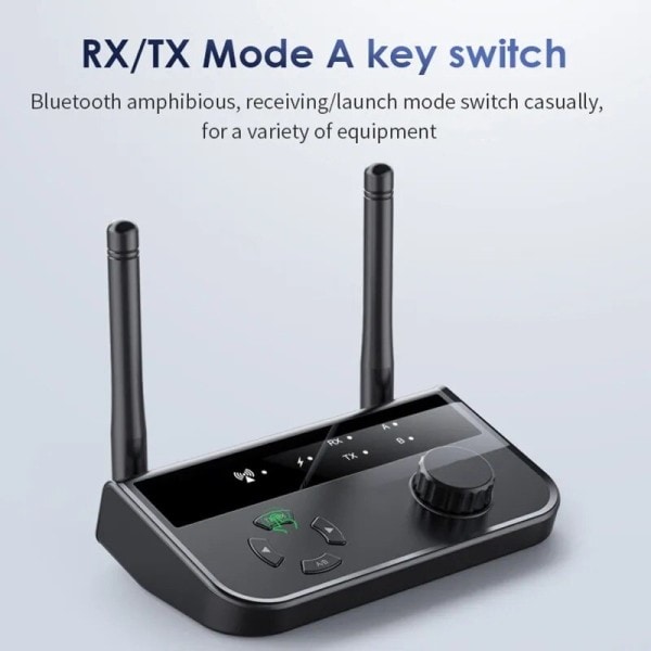 2 In 1 Bluetooth 5.3 Audio vastaanotin lähetin 3.5mm Aux Jack RCA Stereo Musiikki Langaton sovitin