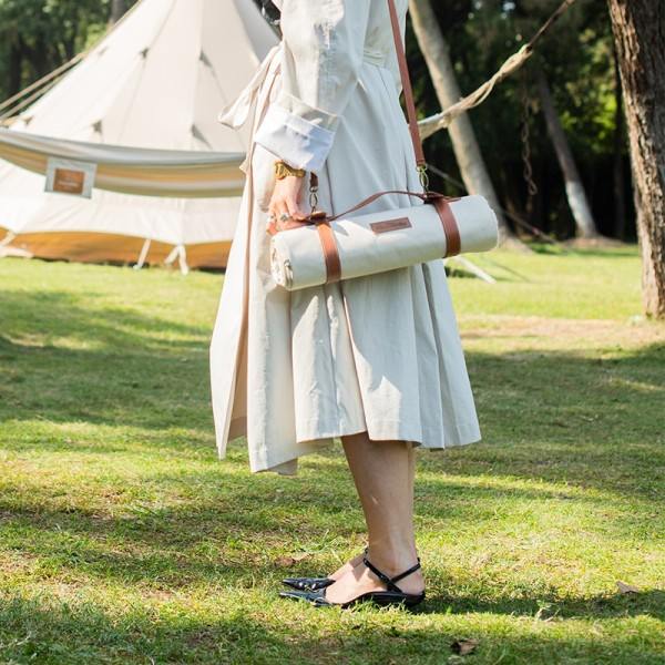 Kannettava ulko telttailu kangas piknik peitto ultrakevyt kätevä iso vedenpitävä matto patja