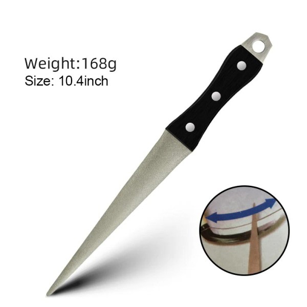 Diamant kniv sliper kniv sliping stål buet overflate honing stein
