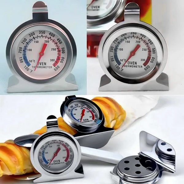 Rostfritt stål ugn spis termometer temperatur mätare mini termometer grill temperatur mätare