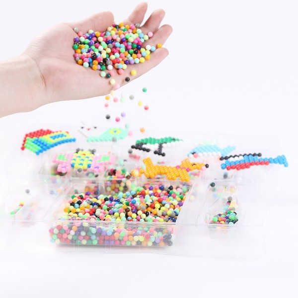 Vand Spray Magic Beads Håndlavet Legetøj Sæt Børn's Farve Crystal Beads Puzzle Craft Kit