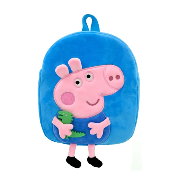Peppa gris barn plysch ryggsäck George dagis ryggsäck tecknad axel väska