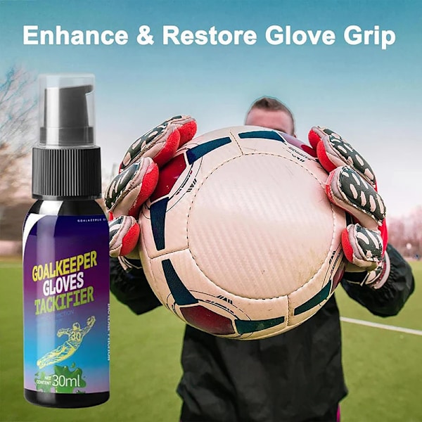 30 ml målvakt handske baseboll ersättning handske lim fotboll grepp spray för målvaktshandskar halkfria förbättrade klibbiga
