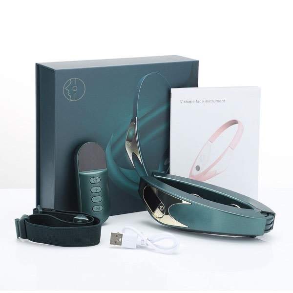 Microcurrent V-face Face Lift Device 6Mode Heated Hud Rejuvenation Double Chin V Face Vibration Masser