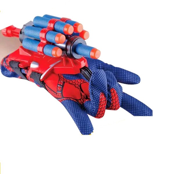 Barn Plast Cosplay Glove Launcher Set Hero Launcher Wrist Toy Halloween Roliga Leksaker