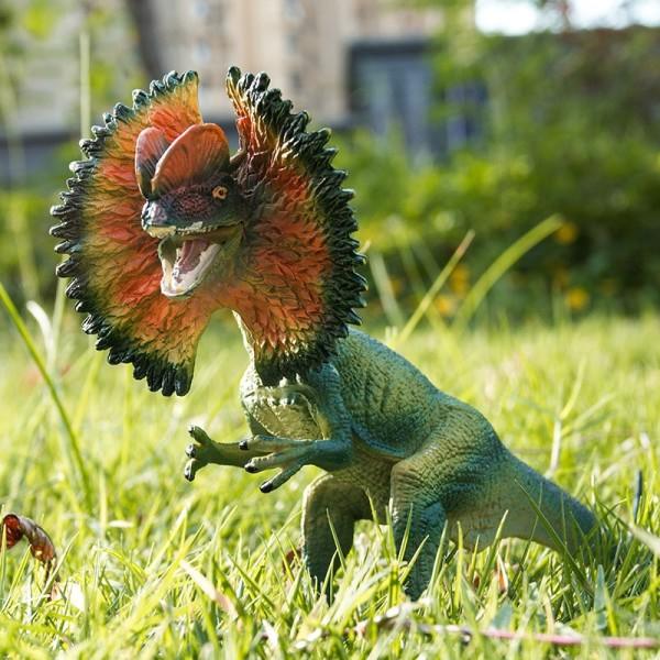 Jurassic World Simulation Dinosaur Toy Solid Velociraptor & Dilophosaurus Boy Toys
