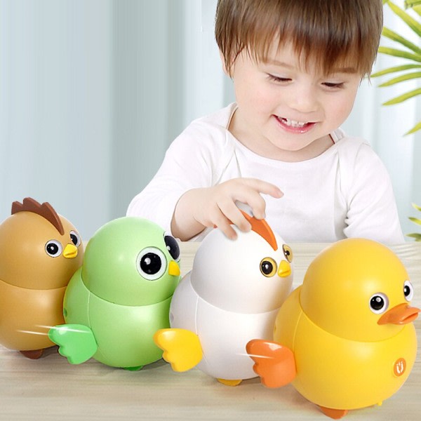 Baby Söt Elektrisk Gunga Magnetisk Kyckling Ankunge Uggla Gående Squad Anka Gunga Djur leksaker för barn  pedagogiska leksaker