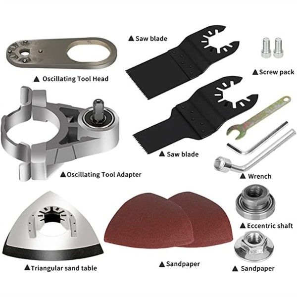 Universal huvud adapter för 100mm 115mm 125mm vinkel slip polerare polering oscillerande verktyg