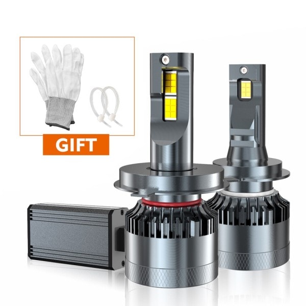 Led Canbus 80000LM Auto ajovalot  9012 Hir2 LED polttimo Turbo lamppu