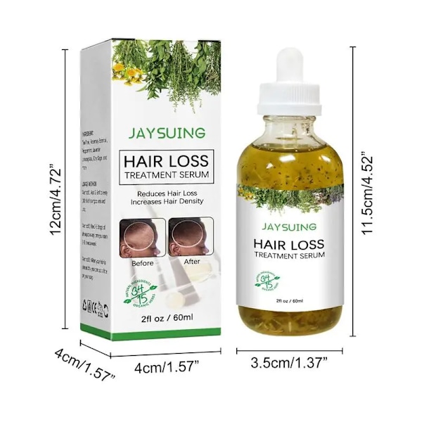 Hår vekst essens olje hårtap olje reparasjon 2oz hår vekst serum tørr skadet hårpleie oljer