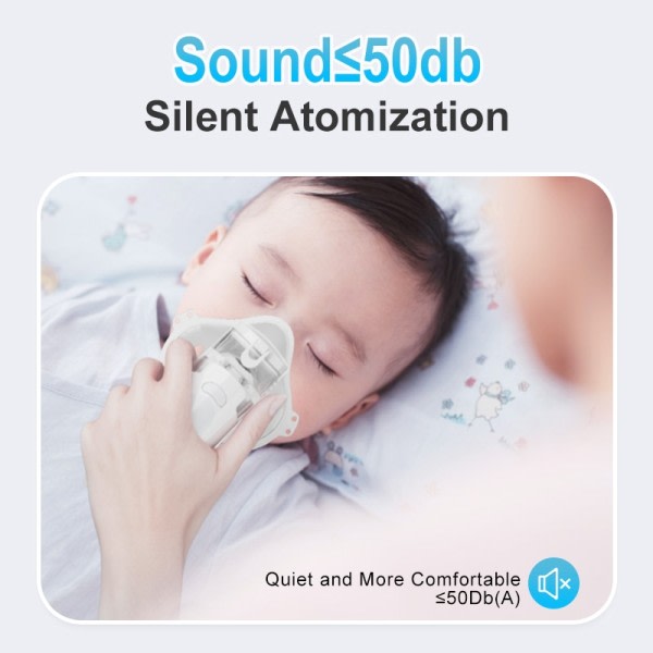 Bærbar Nebulizer Inhalator Voksen Børn Mini Silent Steam Nasal Fugter Inhalator Værktøj