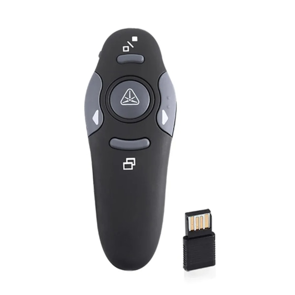 2,4 GHz trådløs USB Powerpoint Presentasjon PPT Flip Penn Pointer Clicker Presenter med rødt lys fjernkontroll kontroll
