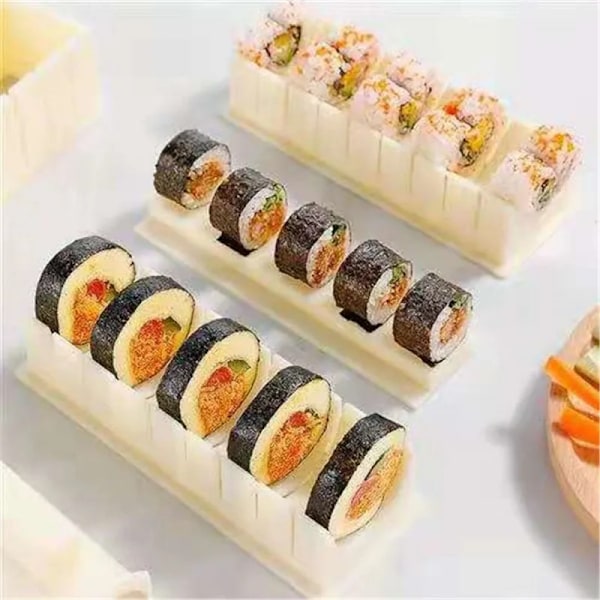 Sushi valmistaja ja riisi pyöreä muotti japanilainen kakku rakas muotti monitoiminen muotti neliö Sushi valmistus työkalu setti