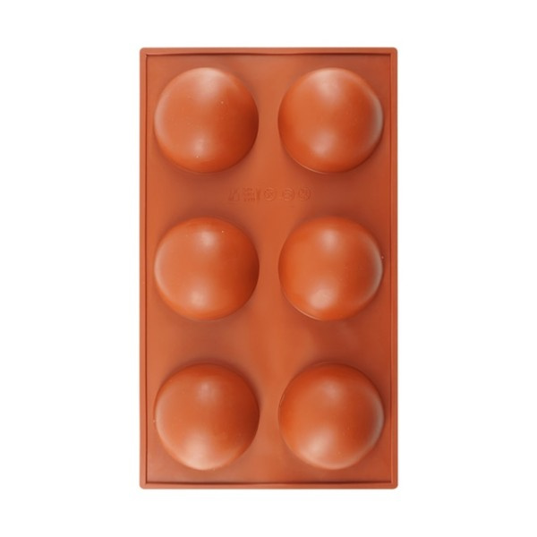 3D rund halv kule silikon form for kake diy baking sjokolade miljøvennlig kake form