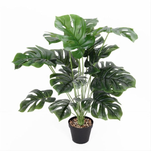 Stor skilpadde rygg blader kunstige planter bryllup diy hjem stue rom kontor hotell  fest kontor dekorasjon