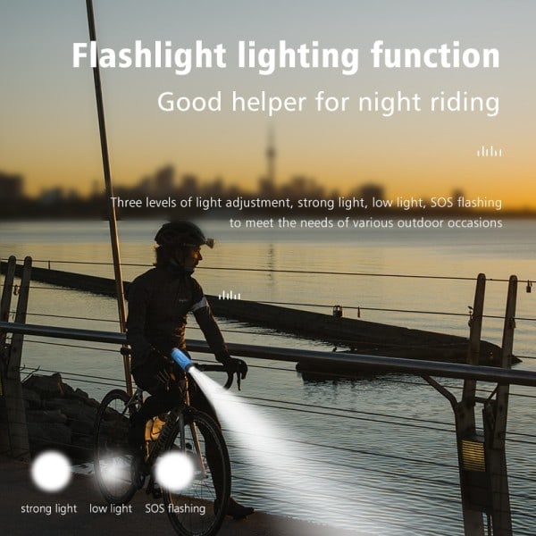 Kannettava Bluetooth Kaiutin Langaton Pyörän Ääni Box LED Light Ulkona vedenpitävä  kaiutin