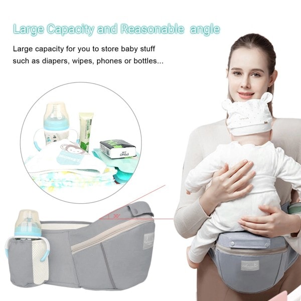 Ergonomisk Spädbarn Multifunktionell Mija Pall Nyfödd Till Småbarn Månganvändning Före och Efter Känguru väska Tillbehör