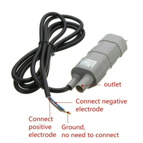 12V Vand Pumpe 1000L Høj Flow Hval Pumpe 5M Holdbar Engineering Plast Pumpe