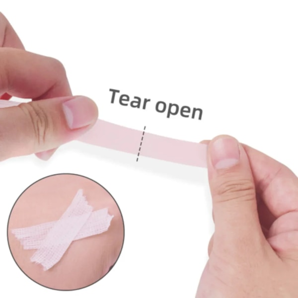 10 stykker Micropore Øyenvippe Tape Vippeforlengelse Rekvisita Sminke Verktøy Engros Vipper Tilbehør Sminke Verktøy Vippeløfting Tape