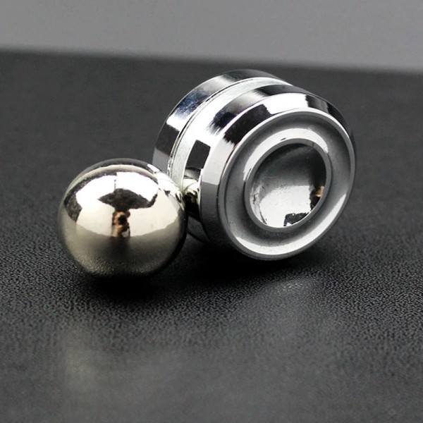 Vuxen Skrivbord Rotary Gyro Stress Relief Metal Kinetic Round Spinner Fidget Toy
